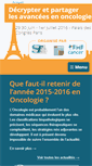 Mobile Screenshot of congres-sfcancer.com