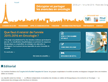 Tablet Screenshot of congres-sfcancer.com